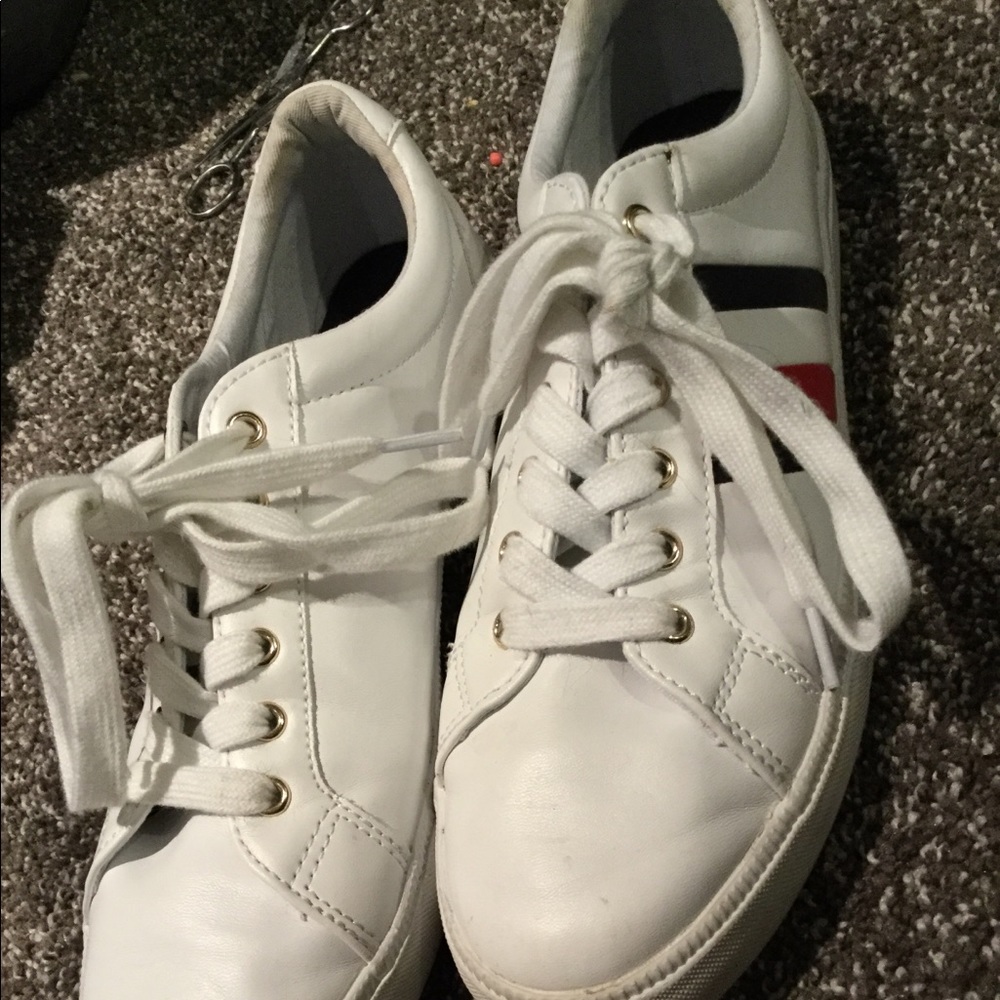 White sneakers